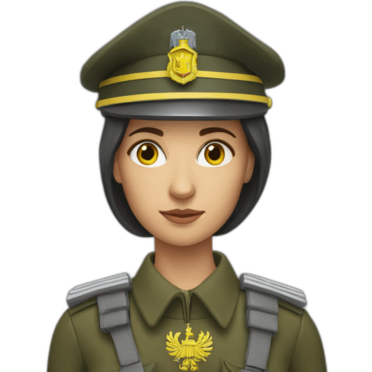 ukranian soldier woman emoji