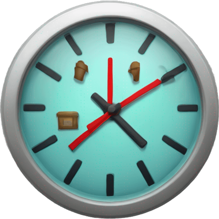 make me 3d emoji of trade limit clock  emoji