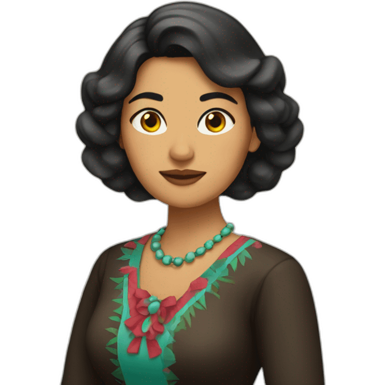 Une femme mexicaine  emoji