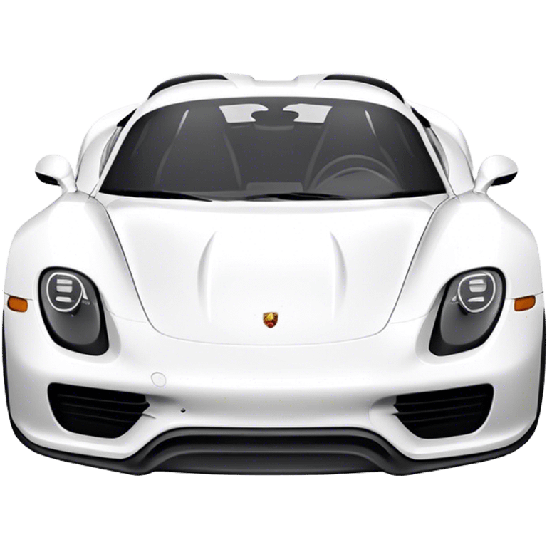 Porsche 918 Spyder - Porsche (Model Year: 2021) (Iconic colour: White) emoji