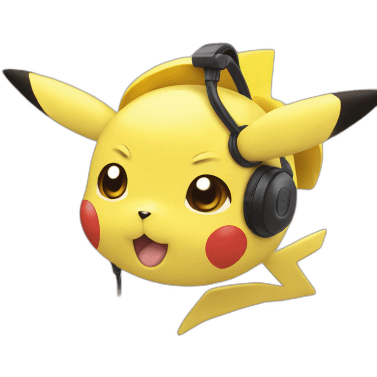 earpiece ears pokemon pikachu emoji