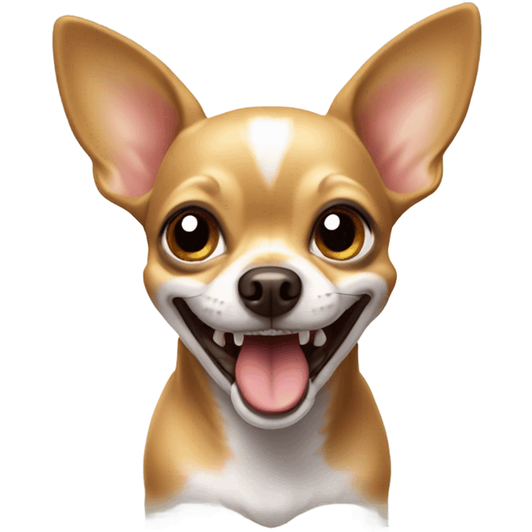 Chihuahua smile emoji