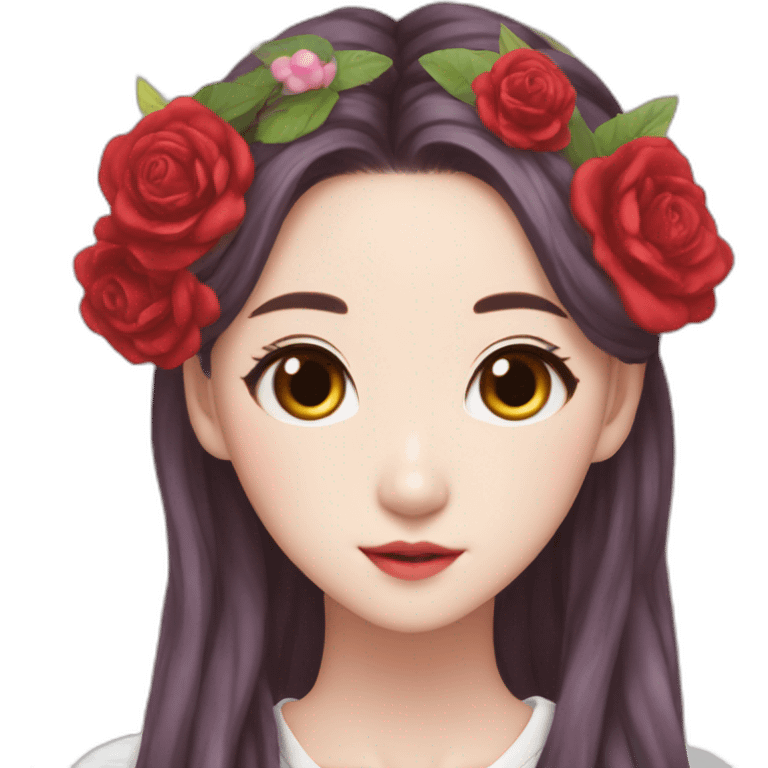 kpop-girlband-red velvet-irene- butterfly-wing- flowercrown emoji