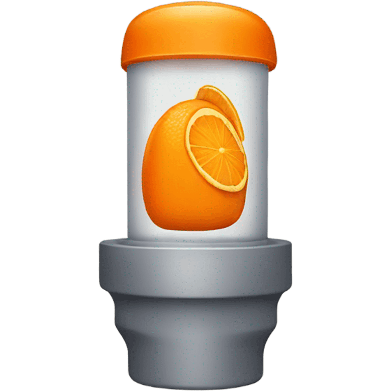 orange squeeze tube emoji