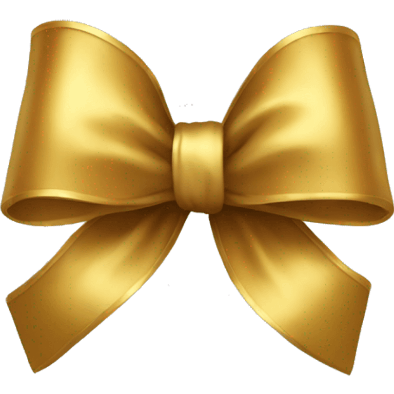 gold bow emoji