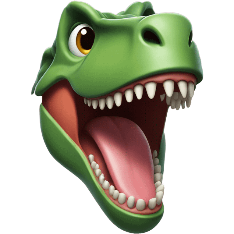 T-Rex with dentures emoji