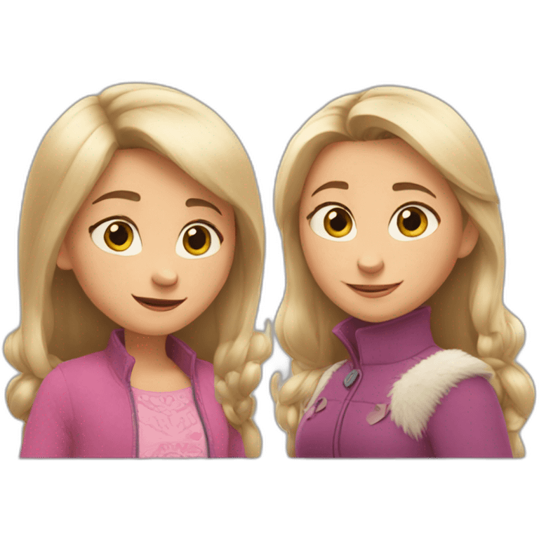 Masha and a bear emoji