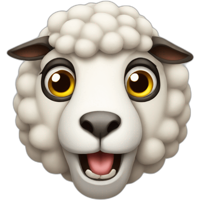 angry sheep emoji