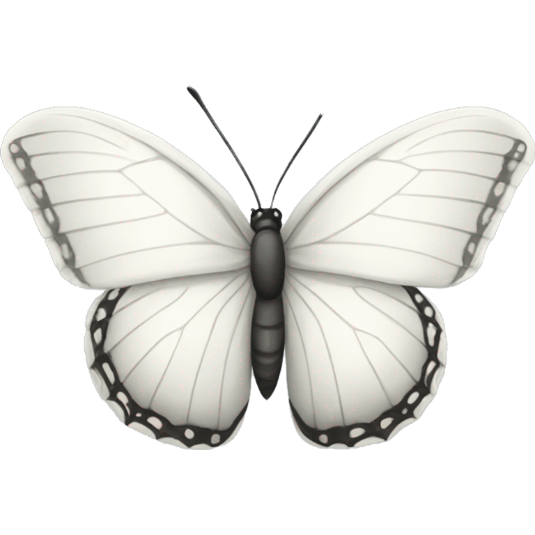 White Butterfly  emoji