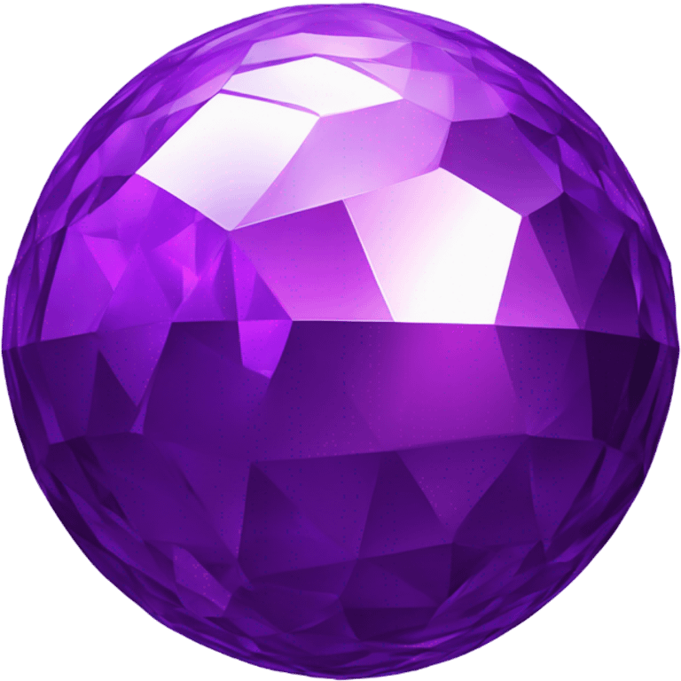 a purple disco ball  emoji