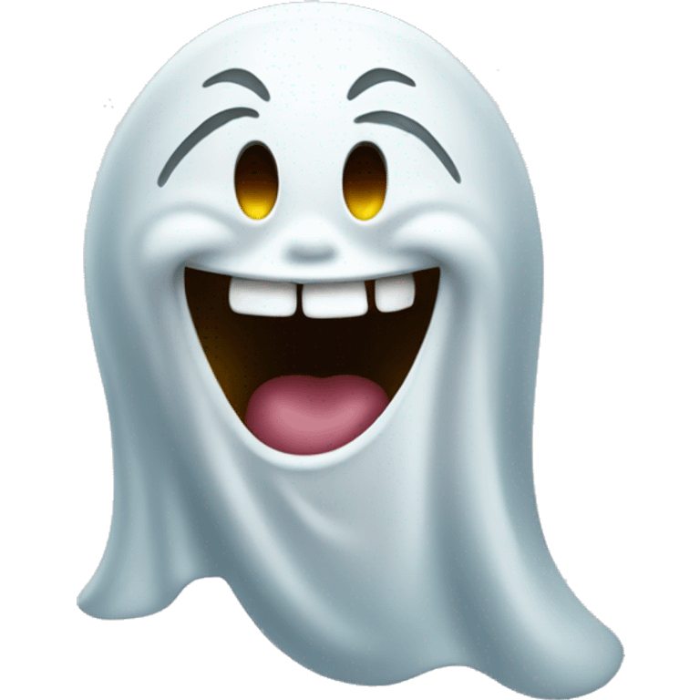 laughing ghost emoji