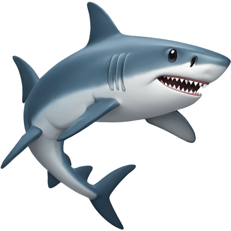 Shark with tutut emoji