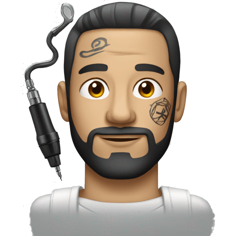 Man with a tattoo machine emoji