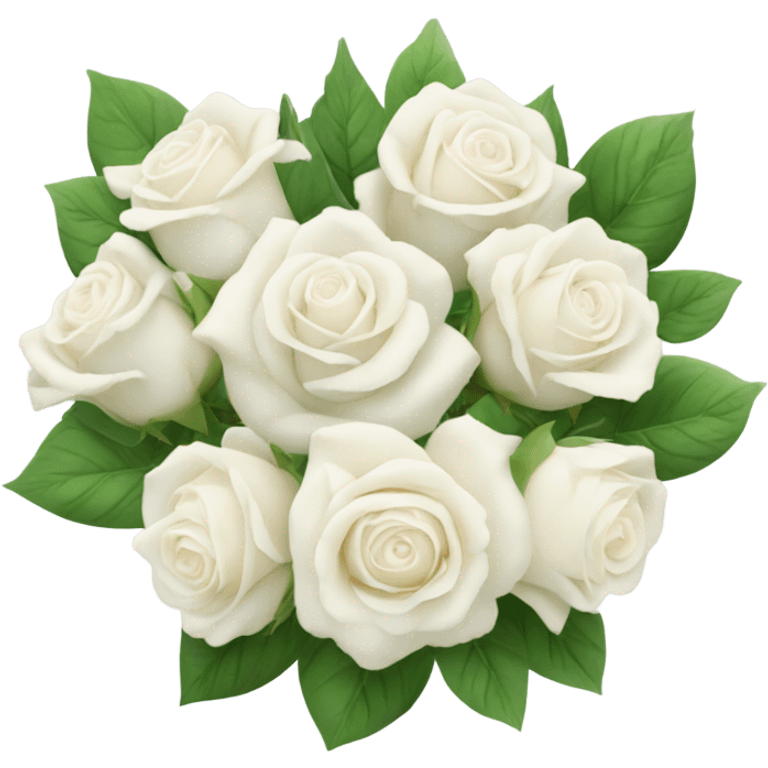 white roses emoji