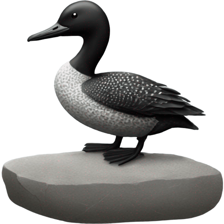 Loon stone  emoji