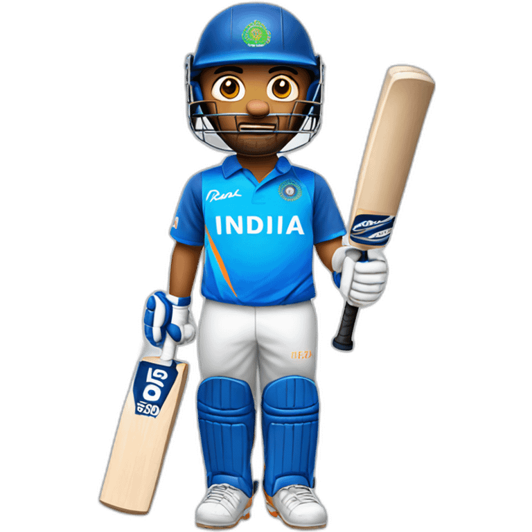 india in cricket jersey emoji