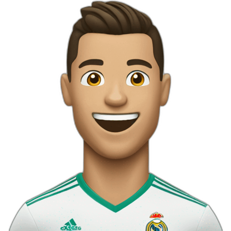 Christiano Ronaldo siuuu celebration emoji