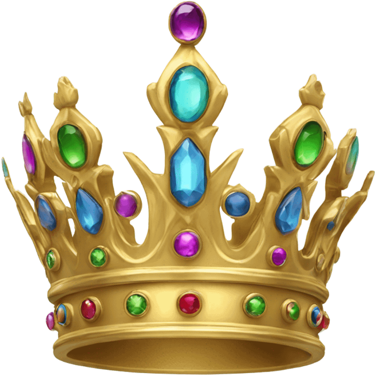 Gold crown  emoji