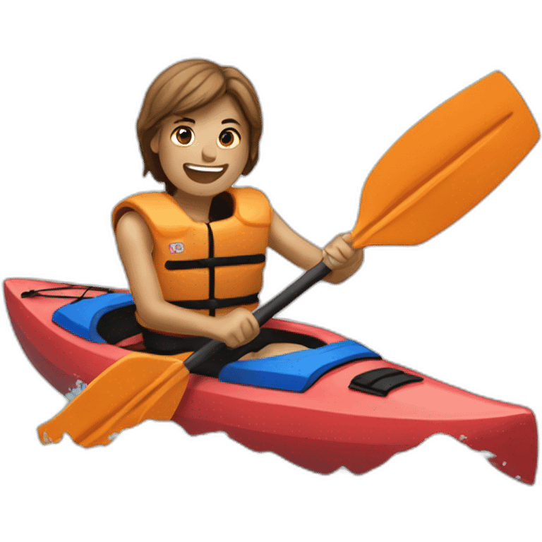 Claramorgane and kayak emoji