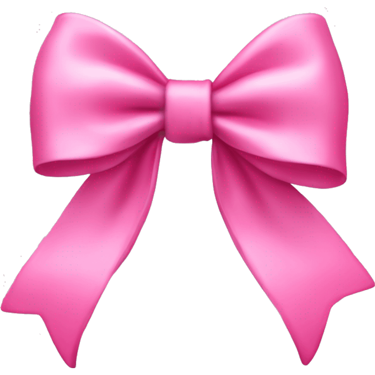 coquette pink bow emoji