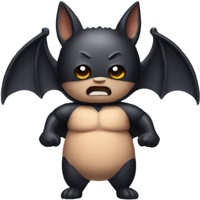 bat with muscles emoji