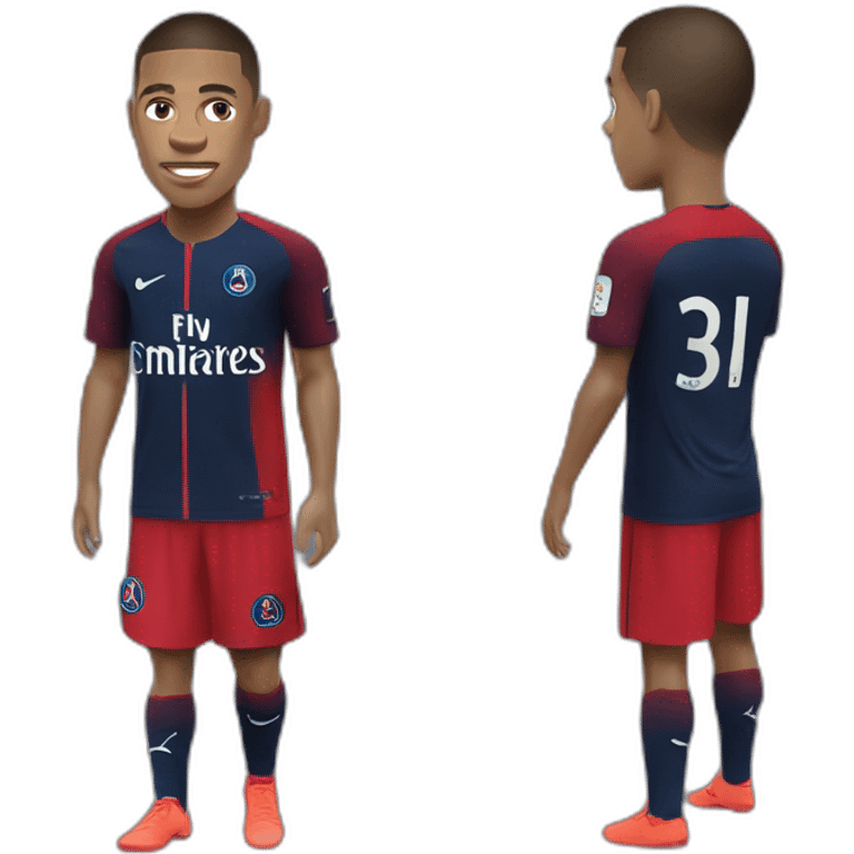 Kylian Mbappé PSG emoji