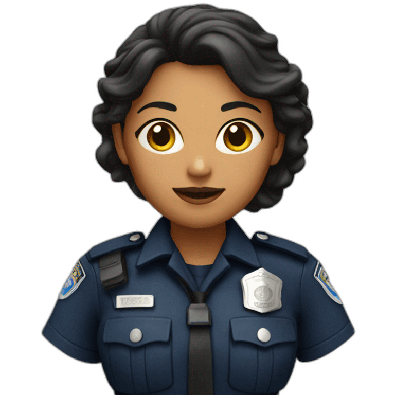 woman police officer emoji