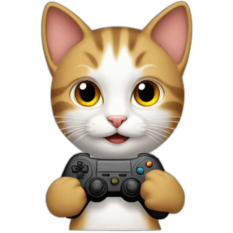 cat gamer  emoji