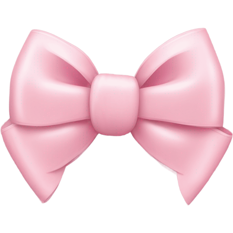 light pink bow on light pink bow emoji