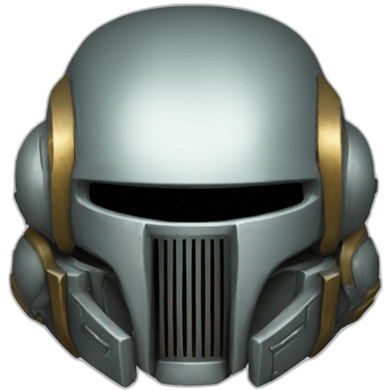 Space Marine full cyber helmet emoji