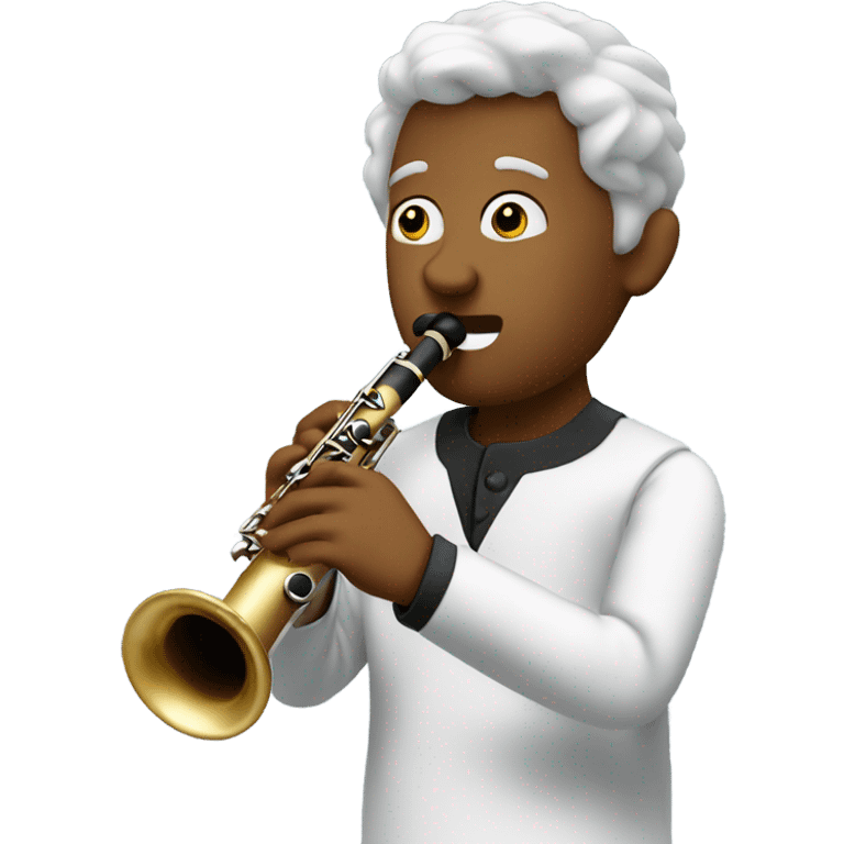 Bav playing clarinet emoji