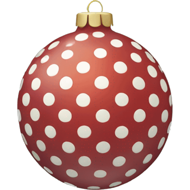 Polka dot ornament emoji