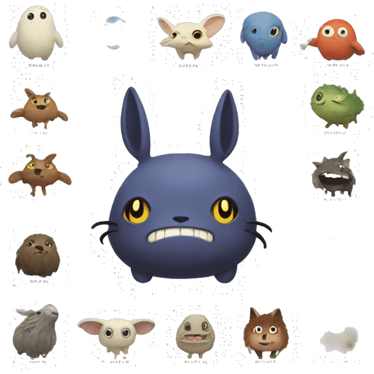 Studio ghibli creatures emoji