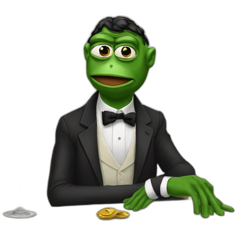 tony montana as pepe the frog emoji