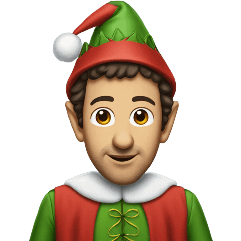 Adam sandler in an elf costume emoji