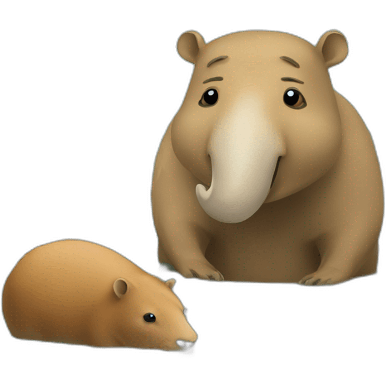 capybara avec elephant emoji