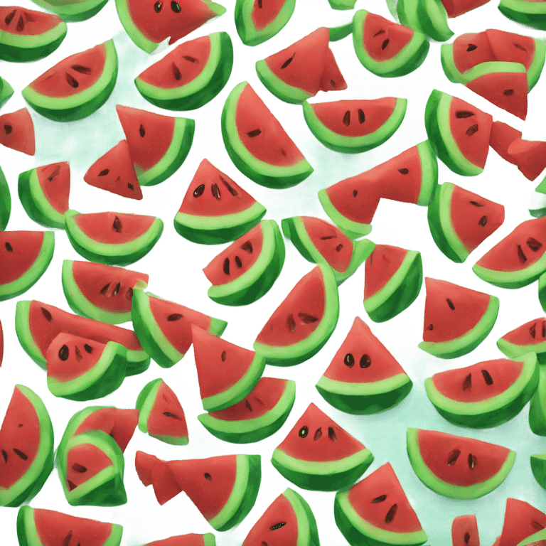 Angry watermelon  emoji