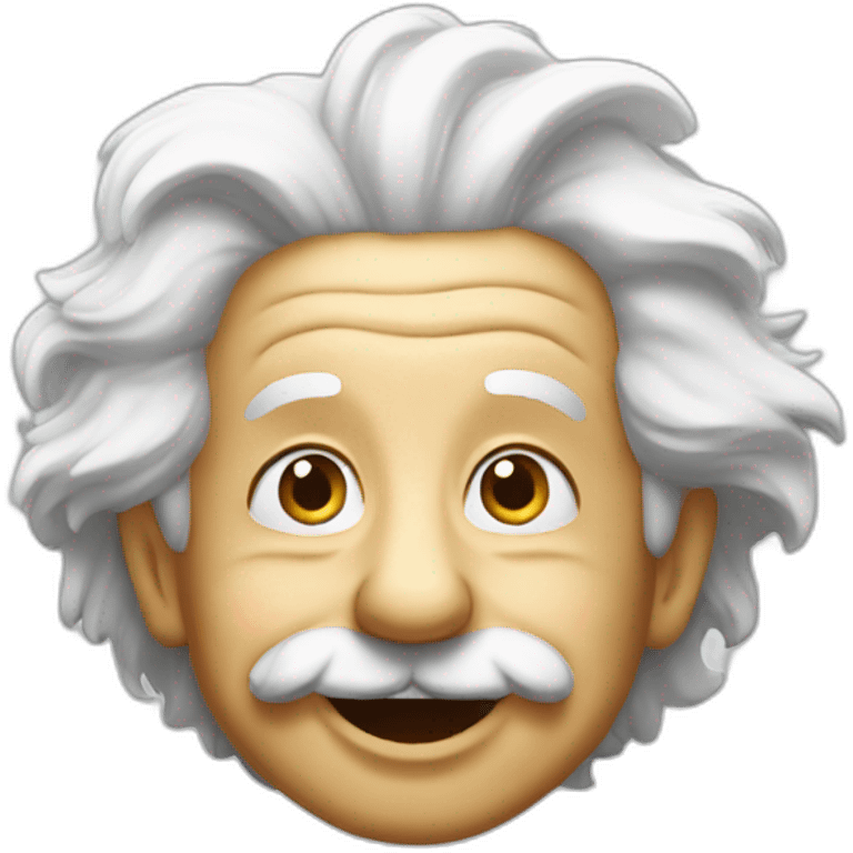 einstein happy emoji