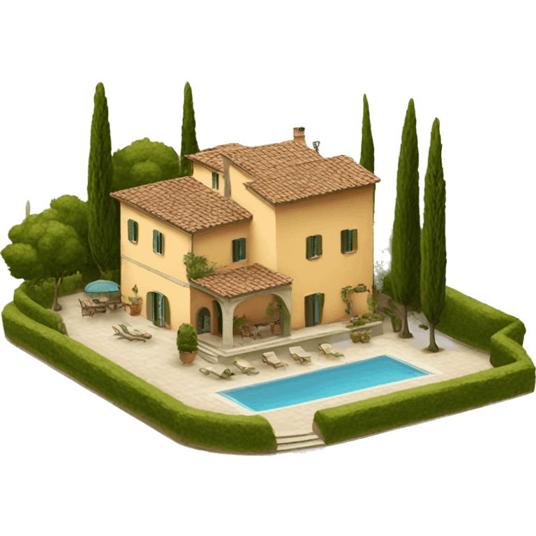 Tuscany villa emoji