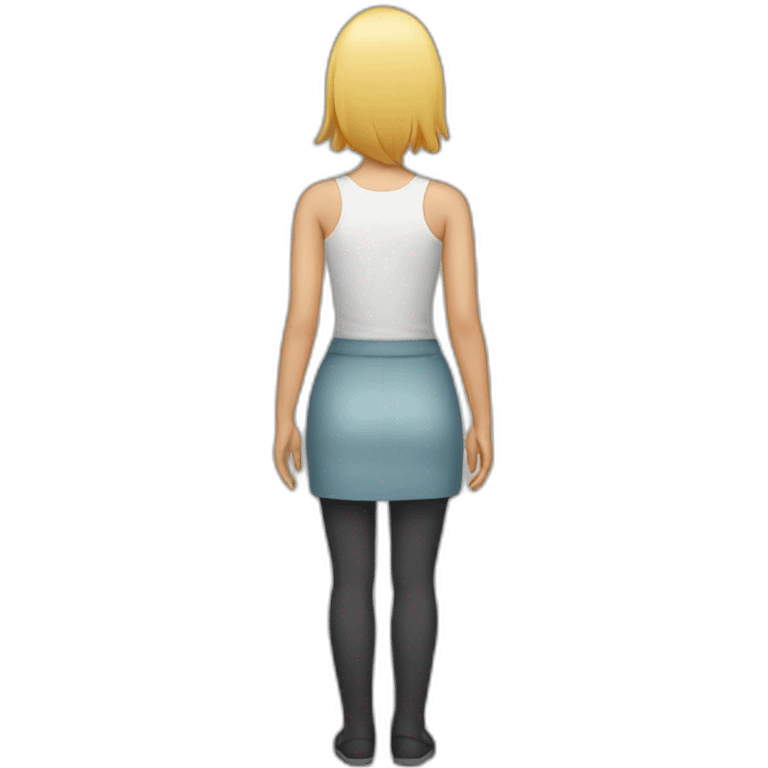 female rear emoji