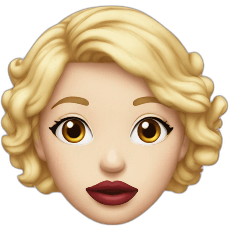 chloe cherry big lips emoji