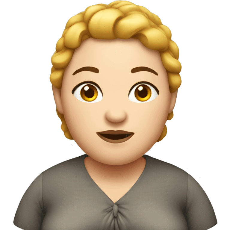 Fat women emoji