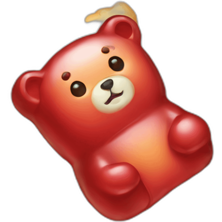 One Gummy bear emoji