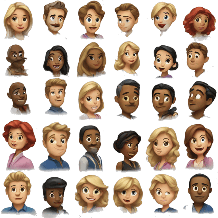 Personnages là haut Disney emoji