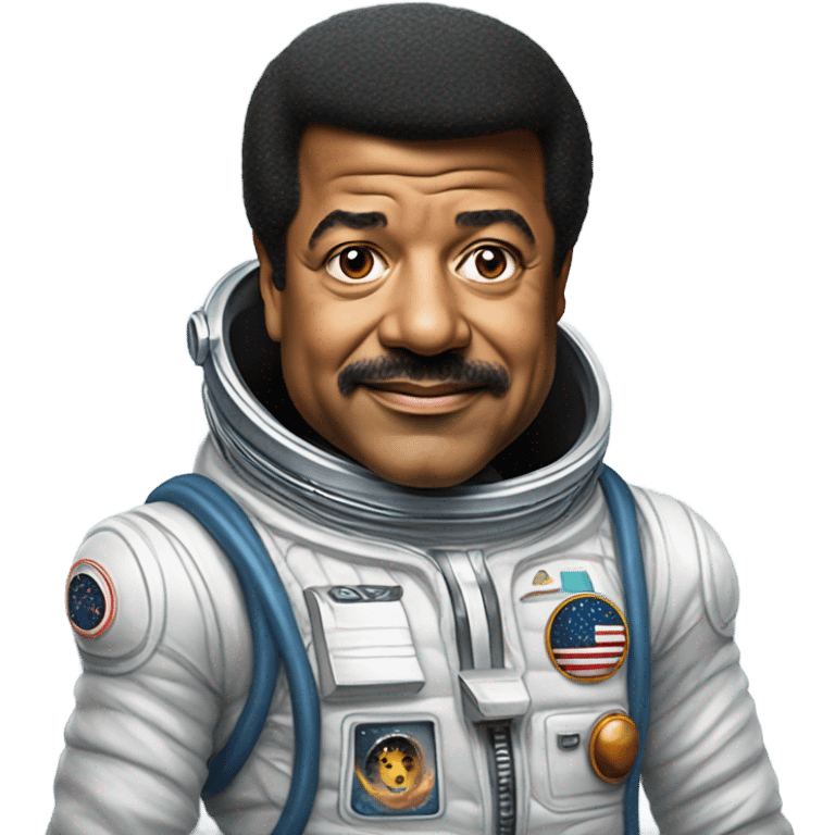 Neil deGrasse Tyson in a space su emoji