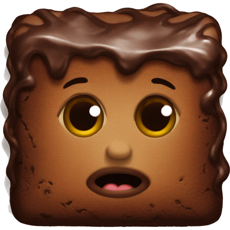 Brownie emoji