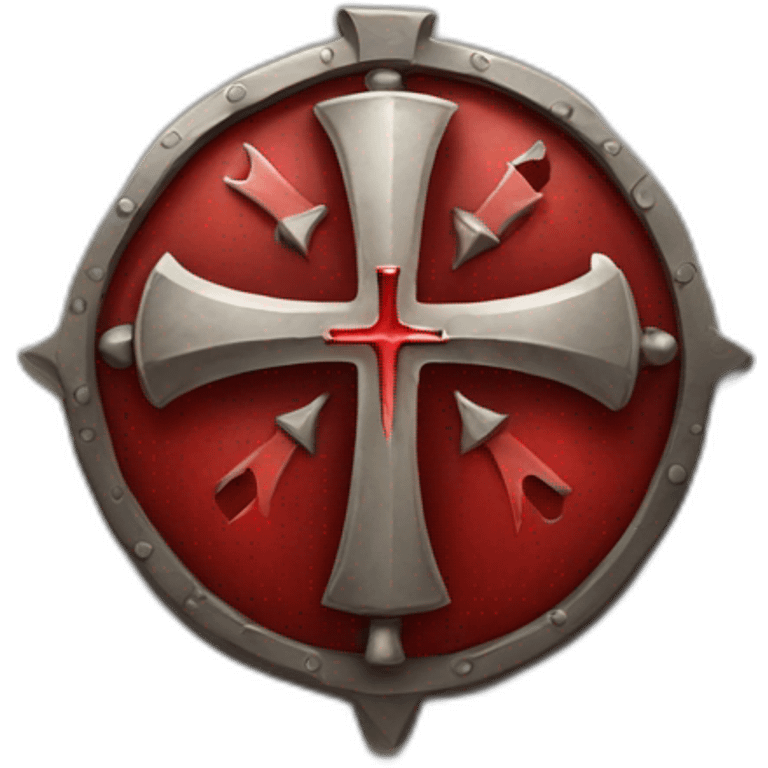 Red Templar Cross emoji