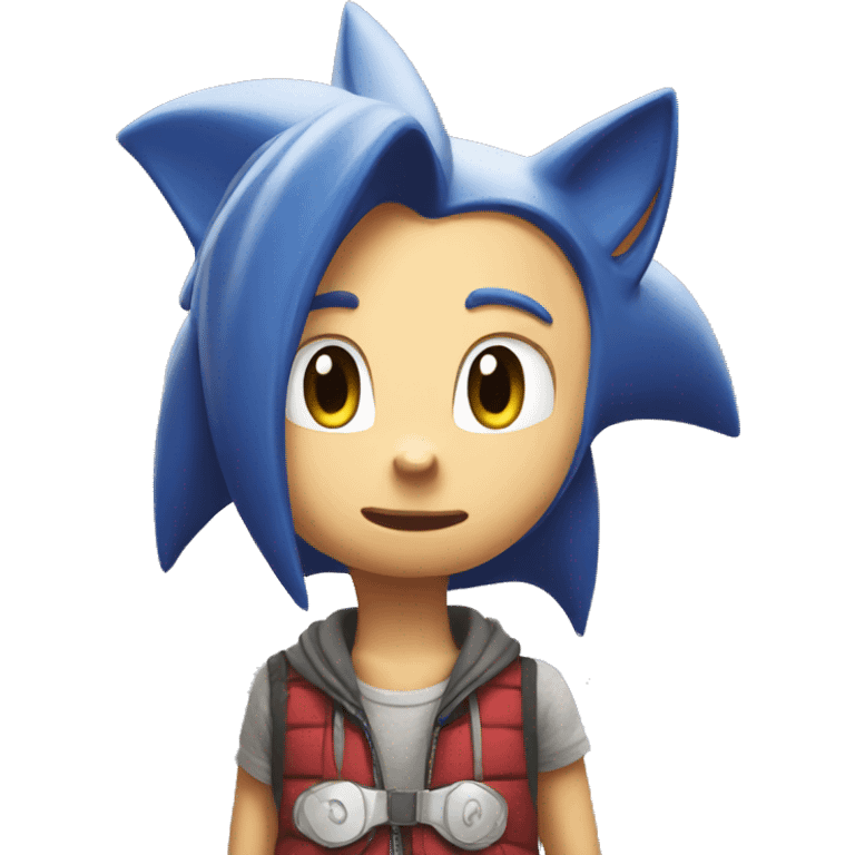 Sonic cute emoji