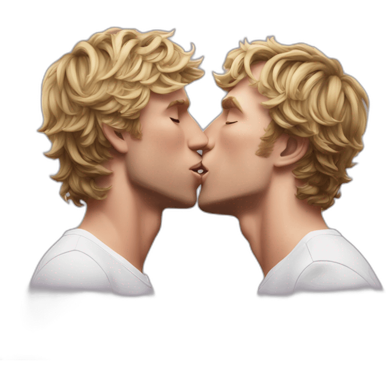 logan paul kissing ksi emoji