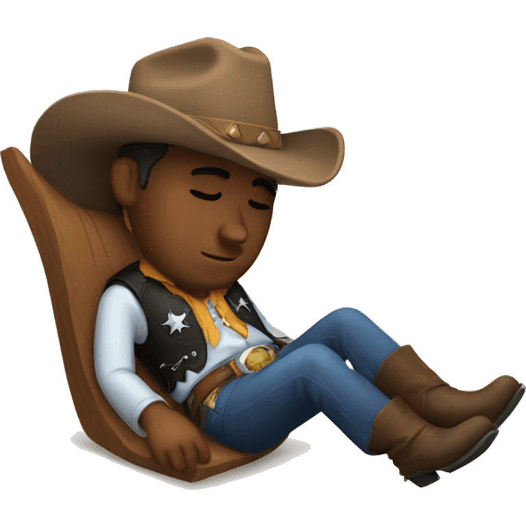 sleeping cowboy emoji